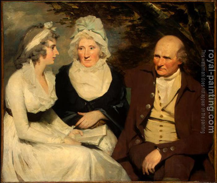 Sir Henry Raeburn : John Johnstone Betty Johnstone and Miss Wedderburn